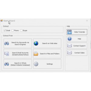 Email Extractor v6.7- Unlimited Computers